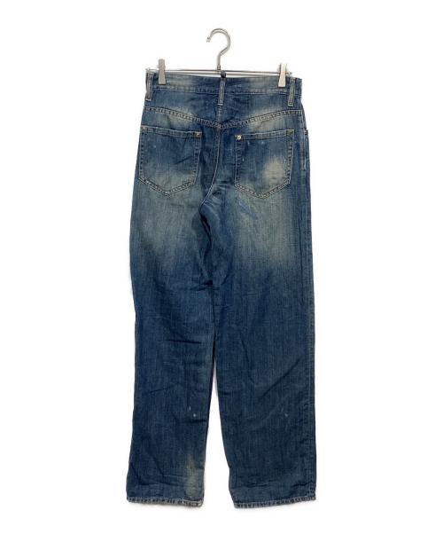 DSQUARED2（ディースクエアード）DSQUARED2 (ディースクエアード) ワッペンデニムパンツ　 インディゴ サイズ:42の古着・服飾アイテム