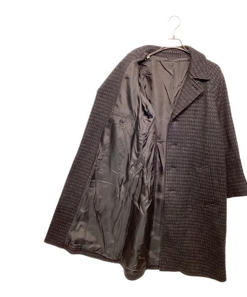 TOMORROW LAND（トゥモローランド）TOMORROW LAND (トゥモローランド) ニットメルトン ステンカラーコート ブラウン サイズ:Sの古着・服飾アイテム