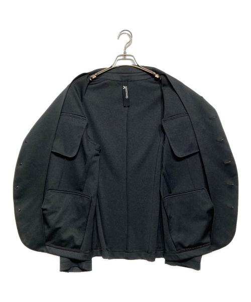 GROUND Y（グラウンドワイ）GROUND Y (グラウンドワイ) POLYESTER SMOOTH PIPING SHORT JACKET（ポリエステル スムーズ パイピング ショート ジャケット） ブラック サイズ:3の古着・服飾アイテム