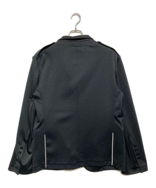 GROUND Y（グラウンドワイ）GROUND Y (グラウンドワイ) POLYESTER SMOOTH PIPING SHORT JACKET（ポリエステル スムーズ パイピング ショート ジャケット） ブラック サイズ:3の古着・服飾アイテム