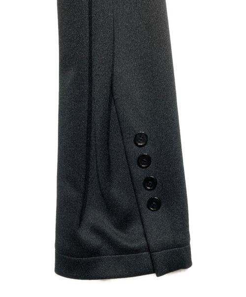 GROUND Y（グラウンドワイ）GROUND Y (グラウンドワイ) POLYESTER SMOOTH PIPING SHORT JACKET（ポリエステル スムーズ パイピング ショート ジャケット） ブラック サイズ:3の古着・服飾アイテム