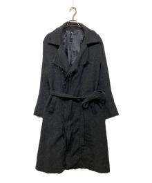 GROUND Y（グラウンドワイ）の古着「ロングコート　GE-C07-102」｜グレー