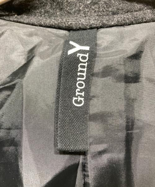 GROUND Y（グラウンドワイ）GROUND Y (グラウンドワイ) ロングコート　GE-C07-102 グレー サイズ:3の古着・服飾アイテム