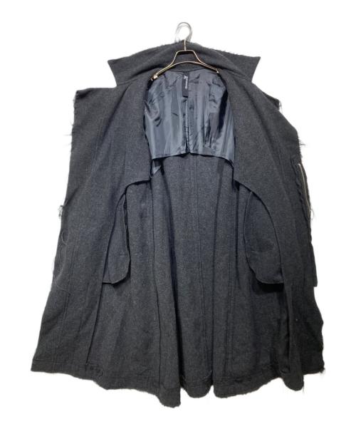 GROUND Y（グラウンドワイ）GROUND Y (グラウンドワイ) ロングコート　GE-C07-102 グレー サイズ:3の古着・服飾アイテム
