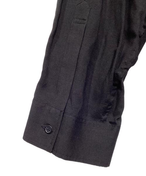 GROUND Y（グラウンドワイ）GROUND Y (グラウンドワイ) 米山舞 (ヨネヤママイ) ILLUSTRATORS CENTRALロングシャツ（イラストレイターズ セントラル ロングシャツ） ブラック サイズ:3の古着・服飾アイテム