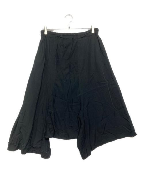 GROUND Y（グラウンドワイ）GROUND Y (グラウンドワイ) レフトツイストデフォルメーションパンツ ブラック サイズ:3の古着・服飾アイテム