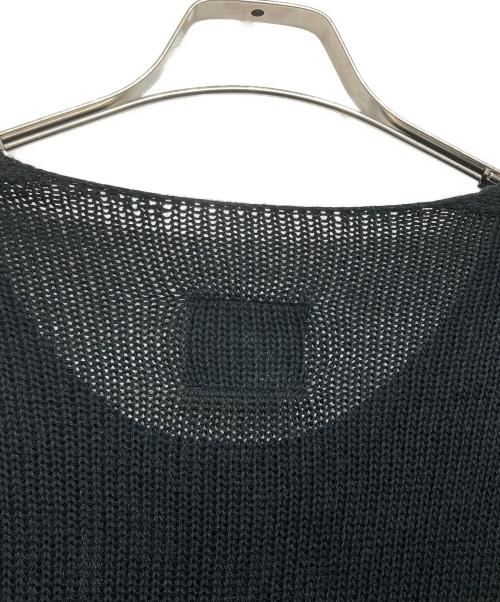 B Yohji Yamamoto（ビーヨウジヤマモト）B Yohji Yamamoto (ビーヨウジヤマモト) クルーネックニット ブラック サイズ:2の古着・服飾アイテム