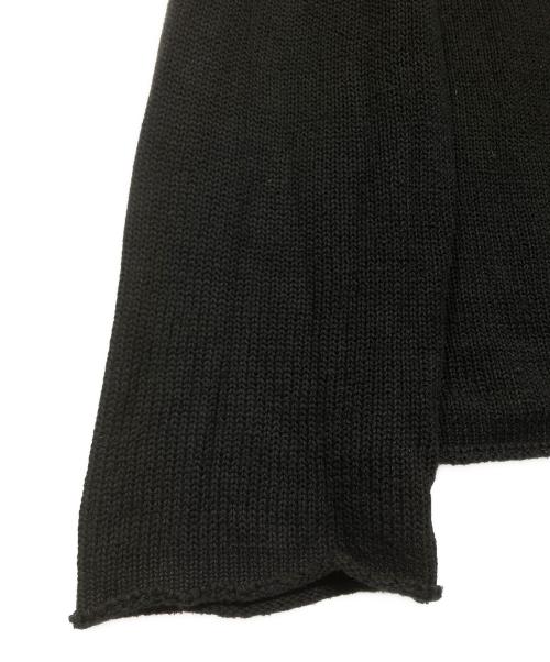 B Yohji Yamamoto（ビーヨウジヤマモト）B Yohji Yamamoto (ビーヨウジヤマモト) クルーネックニット ブラック サイズ:2の古着・服飾アイテム