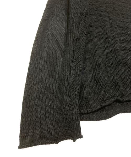 B Yohji Yamamoto（ビーヨウジヤマモト）B Yohji Yamamoto (ビーヨウジヤマモト) クルーネックニット ブラック サイズ:2の古着・服飾アイテム