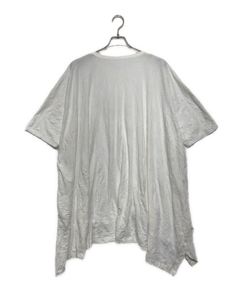 GROUND Y（グラウンドワイ）GROUND Y (グラウンドワイ) WASHER JUMBO T-SHIRT ホワイト サイズ:3の古着・服飾アイテム