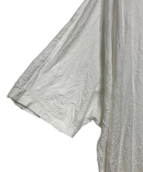 GROUND Y（グラウンドワイ）GROUND Y (グラウンドワイ) WASHER JUMBO T-SHIRT ホワイト サイズ:3の古着・服飾アイテム