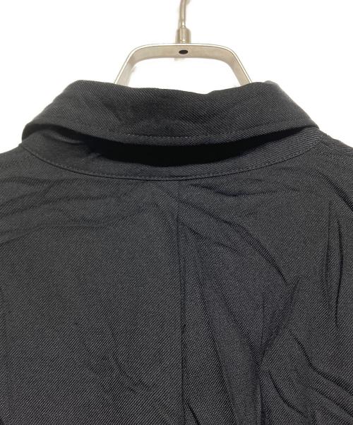 Y's（ワイズ）Y's (ワイズ) Pe／W WRINKLED LONG SLEEVE SHIRTS ブラック サイズ:2の古着・服飾アイテム