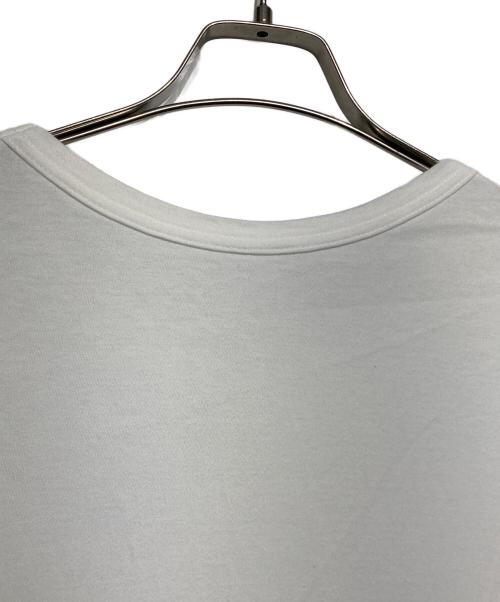 GROUND Y（グラウンドワイ）GROUND Y (グラウンドワイ) COTTON JERSEY SLIT JUMBO T-SHIRT ホワイト サイズ:3の古着・服飾アイテム