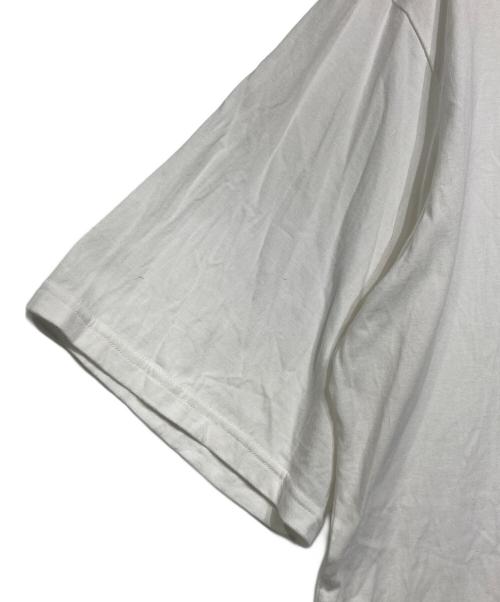 GROUND Y（グラウンドワイ）GROUND Y (グラウンドワイ) COTTON JERSEY SLIT JUMBO T-SHIRT ホワイト サイズ:3の古着・服飾アイテム