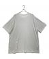GROUND Y（グラウンドワイ）の古着「COTTON JERSEY SLIT JUMBO T-SHIRT」｜ホワイト