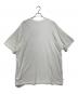 GROUND Y (グラウンドワイ) COTTON JERSEY SLIT JUMBO T-SHIRT ホワイト サイズ:3：8000円