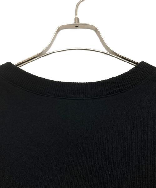 Y's（ワイズ）Y's (ワイズ) ブラック フリース ライト カットオフ トレーナー ブラック サイズ:2の古着・服飾アイテム