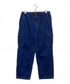 GRAMICCIグラミチ）の古着「DENIM LOOSE CARGO PANT　G3FU-P014」｜インディゴ