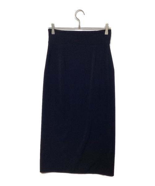 Noble（ノーブル）Noble (ノーブル) ジャージーライクカラータイトスカート ブラック サイズ:40の古着・服飾アイテム