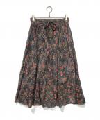 SOILソイル）の古着「花柄スカート」｜グレー