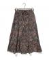 SOIL（ソイル）の古着「花柄スカート」｜グレー