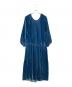 MYLAN (マイラン) ベロアワンピース ブルー サイズ:F：14000円