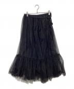 SLOBE IENAスローブ イエナ）の古着「レイヤードチュチュスカート」｜ブラック