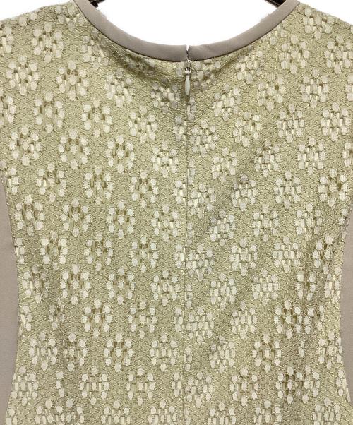 CLANE（クラネ）CLANE (クラネ) VINTAGE LACE CURVE ONE PIECE ベージュ サイズ:2の古着・服飾アイテム