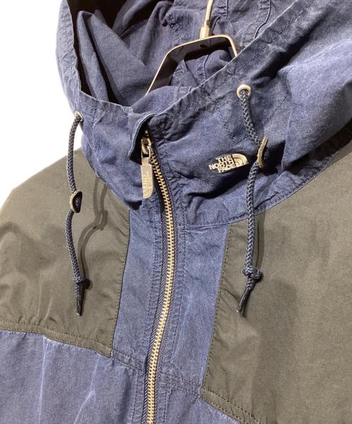 THE NORTHFACE PURPLELABEL（ザ・ノースフェイス パープルレーベル）THE NORTHFACE PURPLELABEL (ザ・ノースフェイス パープルレーベル) Indigo Mountain Wind Parka インディゴ×ブラック サイズ:Lの古着・服飾アイテム