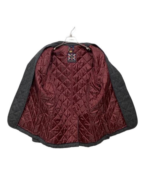 LAVENHAM（ラベンハム）LAVENHAM (ラベンハム) キルティングテーラードジャケット グレー サイズ:Mの古着・服飾アイテム