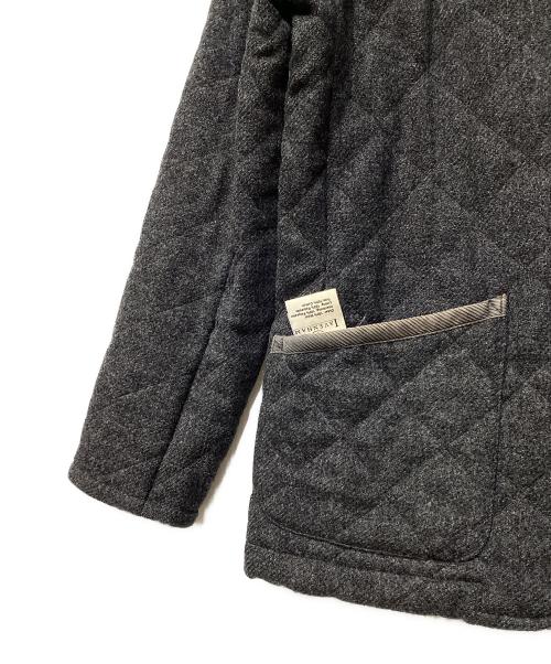LAVENHAM（ラベンハム）LAVENHAM (ラベンハム) キルティングテーラードジャケット グレー サイズ:Mの古着・服飾アイテム