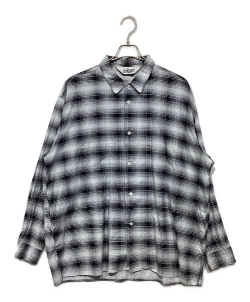 CITY LIGHTS（シティー ライト）CITY LIGHTS (シティー ライト) オンブレチェックシャツ グレー サイズ:REGULARの古着・服飾アイテム
