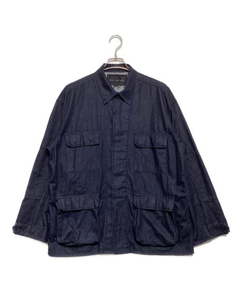 ai no de（アイノデ）ai no de (アイノデ) CIAOPANIC (チャオパニック) OKAYAMAデニムブルゾン ネイビー サイズ:Mの古着・服飾アイテム