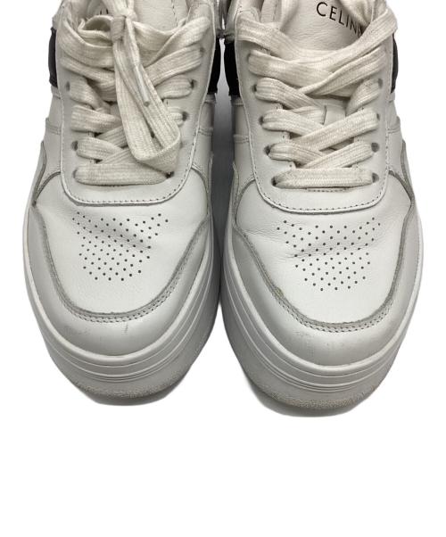CELINE（セリーヌ）CELINE (セリーヌ) ブロックスニーカー ホワイト サイズ:38の古着・服飾アイテム