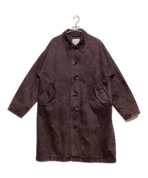 NAMACHEKO（ナマチェコ）NAMACHEKO (ナマチェコ) DAGWORTH DENIM COAT ボルドー サイズ:Sの古着・服飾アイテム