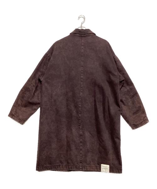 NAMACHEKO（ナマチェコ）NAMACHEKO (ナマチェコ) DAGWORTH DENIM COAT ボルドー サイズ:Sの古着・服飾アイテム