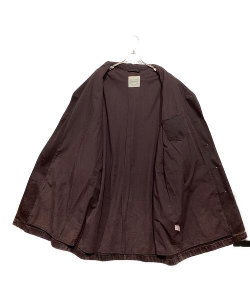 NAMACHEKO（ナマチェコ）NAMACHEKO (ナマチェコ) DAGWORTH DENIM COAT ボルドー サイズ:Sの古着・服飾アイテム