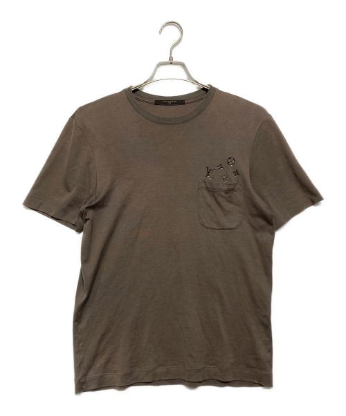 LOUIS VUITTON（ルイ ヴィトン）LOUIS VUITTON (ルイ ヴィトン) ポケットTシャツ ブラウン サイズ:Sの古着・服飾アイテム