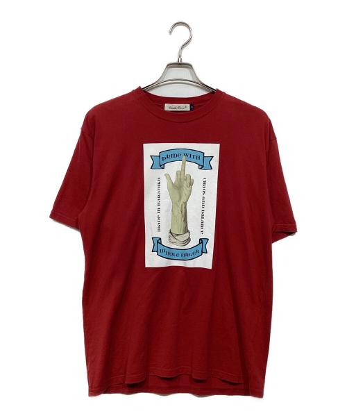 UNDERCOVER（アンダーカバー）UNDERCOVER (アンダーカバー) プリントTシャツ　UC1D3810 レッド サイズ:3の古着・服飾アイテム