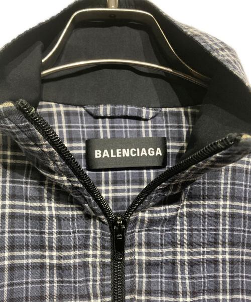 BALENCIAGA（バレンシアガ）BALENCIAGA (バレンシアガ) Poplin Check Retro Panel Wind Jacket マルチカラー サイズ:44の古着・服飾アイテム