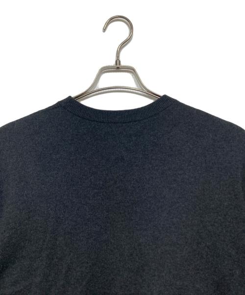 CABAN（キャバン）CABAN (キャバン) コットンカシミヤ クルーネックプルオーバー グレー サイズ:Sの古着・服飾アイテム