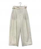CABANキャバン）の古着「ウールライトギャバジン グルカパンツ」｜ホワイト