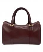 Cartierカルティエ）の古着「マストライン　ボストンバッグ」｜レッド