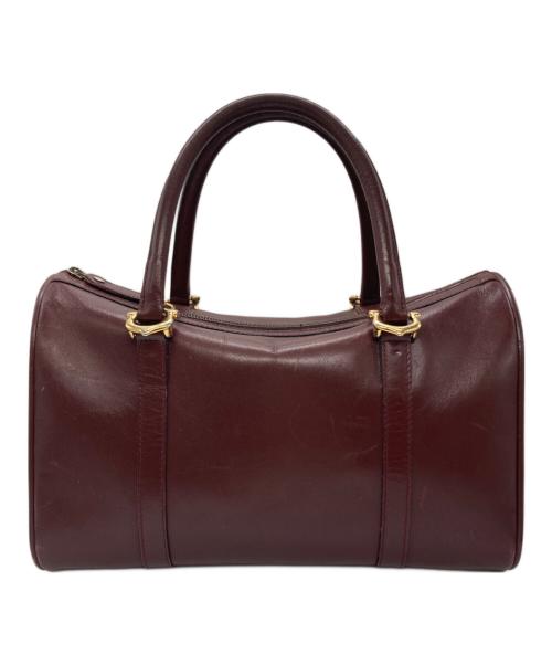 Cartier（カルティエ）Cartier (カルティエ) マストライン　ボストンバッグ レッドの古着・服飾アイテム
