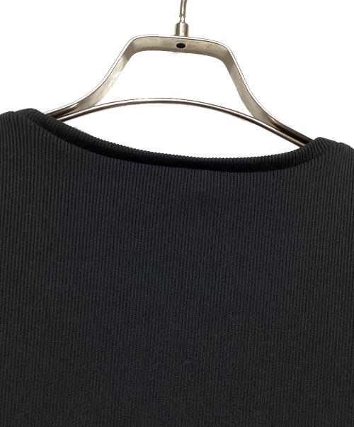 Adam et Rope（アダム エ ロペ）Adam et Rope (アダム エ ロペ) コクーンフォルムコンビワンピース ブラック サイズ:Free 未使用品の古着・服飾アイテム