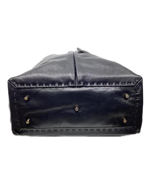 ANYA HINDMARCH（アニヤ・ハインドマーチ）ANYA HINDMARCH (アニヤハインドマーチ) トートバッグ 2314065-99 ブラックの古着・服飾アイテム