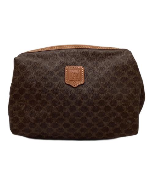 OLD CELINE（セリーヌ）OLD CELINE (セリーヌ) マガダム柄ポーチ ブラウンの古着・服飾アイテム