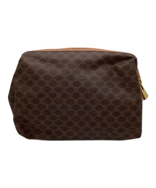 OLD CELINE（セリーヌ）OLD CELINE (セリーヌ) マガダム柄ポーチ ブラウンの古着・服飾アイテム