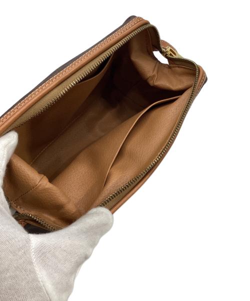 OLD CELINE（セリーヌ）OLD CELINE (セリーヌ) マガダム柄ポーチ ブラウンの古着・服飾アイテム