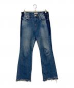 jiedaジエダ）の古着「USED FLARE DENIM PANTS　Jie-STD-PT05-USED-A」｜インディゴ